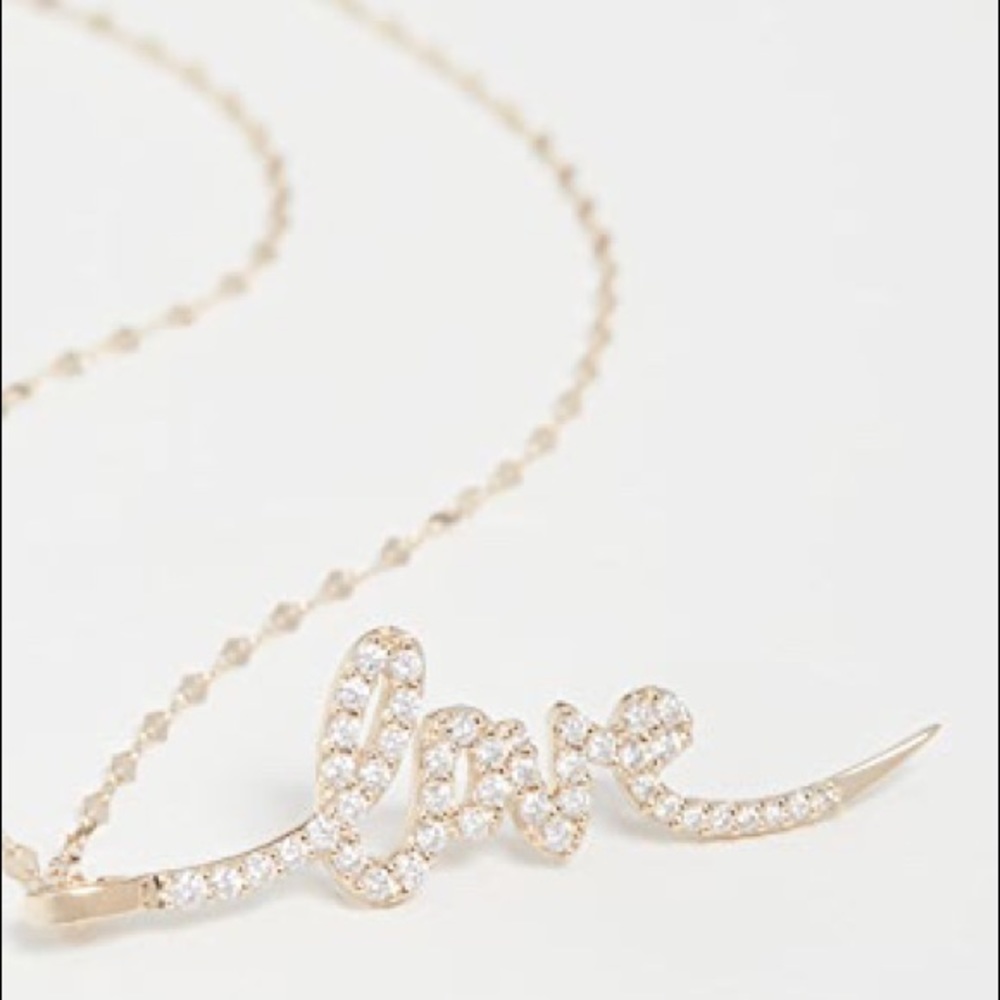 ISO gold Lana love pendant necklace